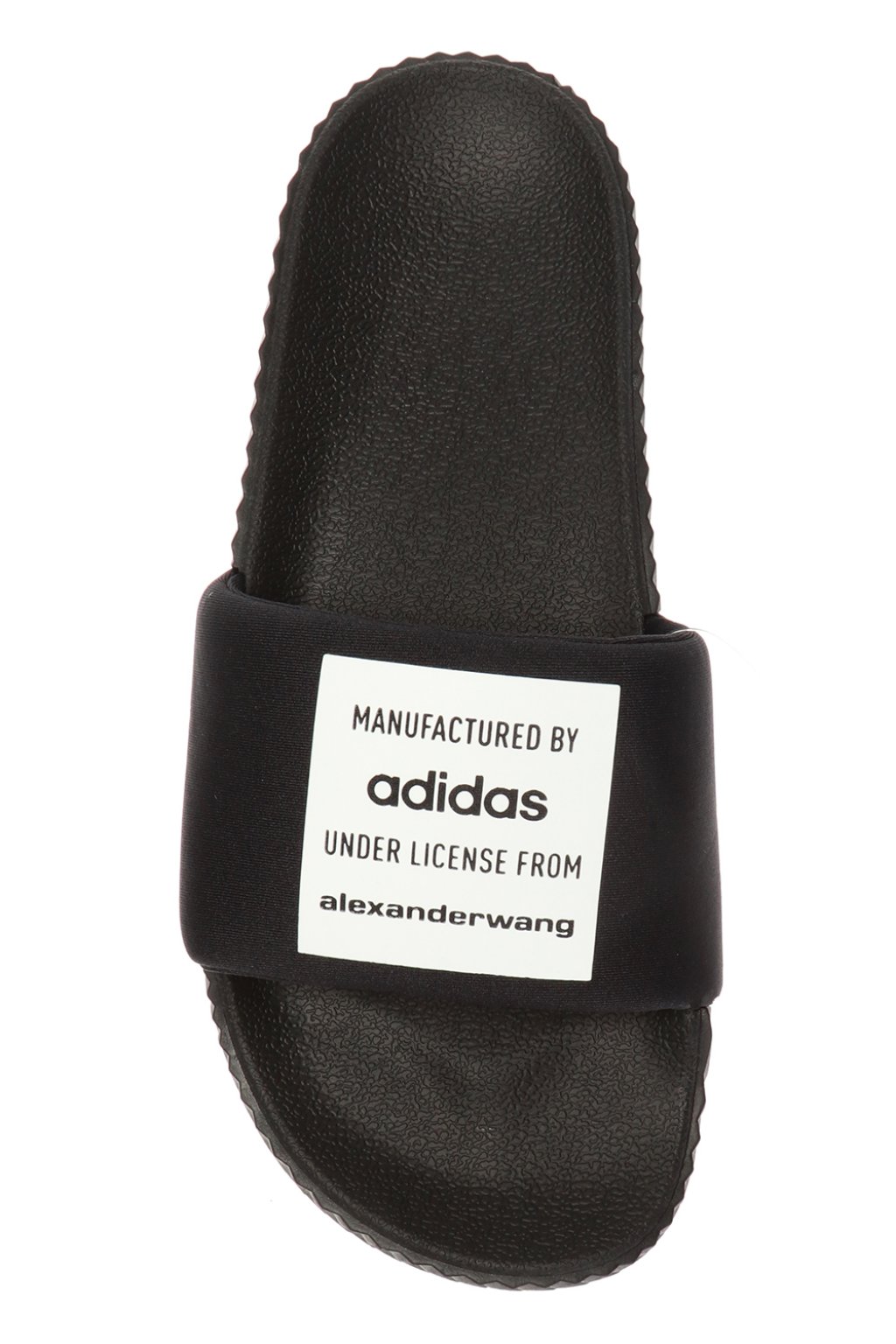 adidas adilette alexander wang black white